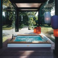 Гидромассажная ванна Jacuzzi Aura Plus Wood встраиваемая 180x150 схема 5