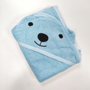 полотенце голубой медведь, арт 16-05-1, махра