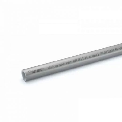 Труба из сшитого полиэтилена универсальная Рехау Rautitan Stabil Platinum 16 х 2.6 мм (100 м), стоимость за 1 м