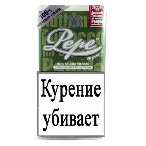 Сигаретный табак Pepe Virginia - Rich Green (30 гр)