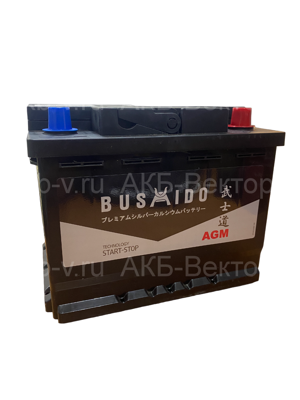 Аккумулятор BUSHIDO Euro AGM 65Ач 680А start-Stop