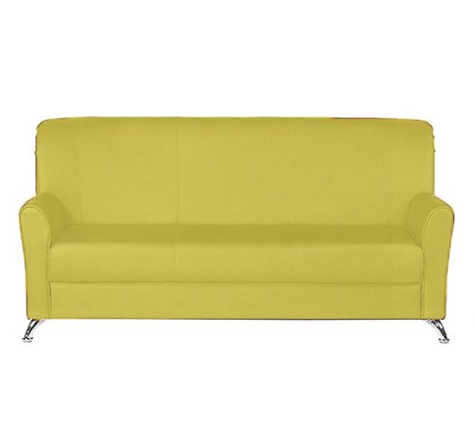 Трёхместный диван Европа (Цвет обивки жёлтый/оливково-жёлтый)