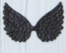 Нашивка декоративная - патч Крылья ангела 8,5 см. 1 штука (МТ-1865-85)