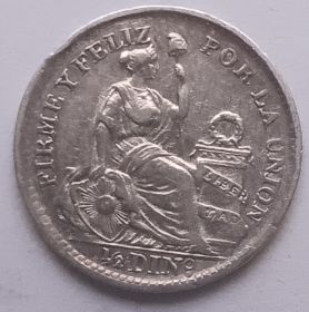 ½ динеро (Регулярный выпуск) Перу 1910
