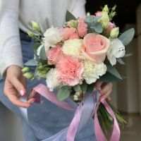 Букет Невесты в бело- розовых оттенках #1