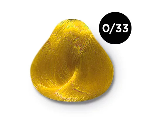 Перманентная крем-краска для волос OLLIN COLOR  0/33 корректор желтый