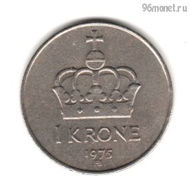 Норвегия 1 крона 1975 АВ