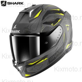 Шлем Shark Skwal i3, Черно-серо-желтый