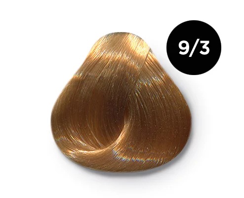 Перманентная крем-краска для волос OLLIN COLOR 9/3  блондин золотистый