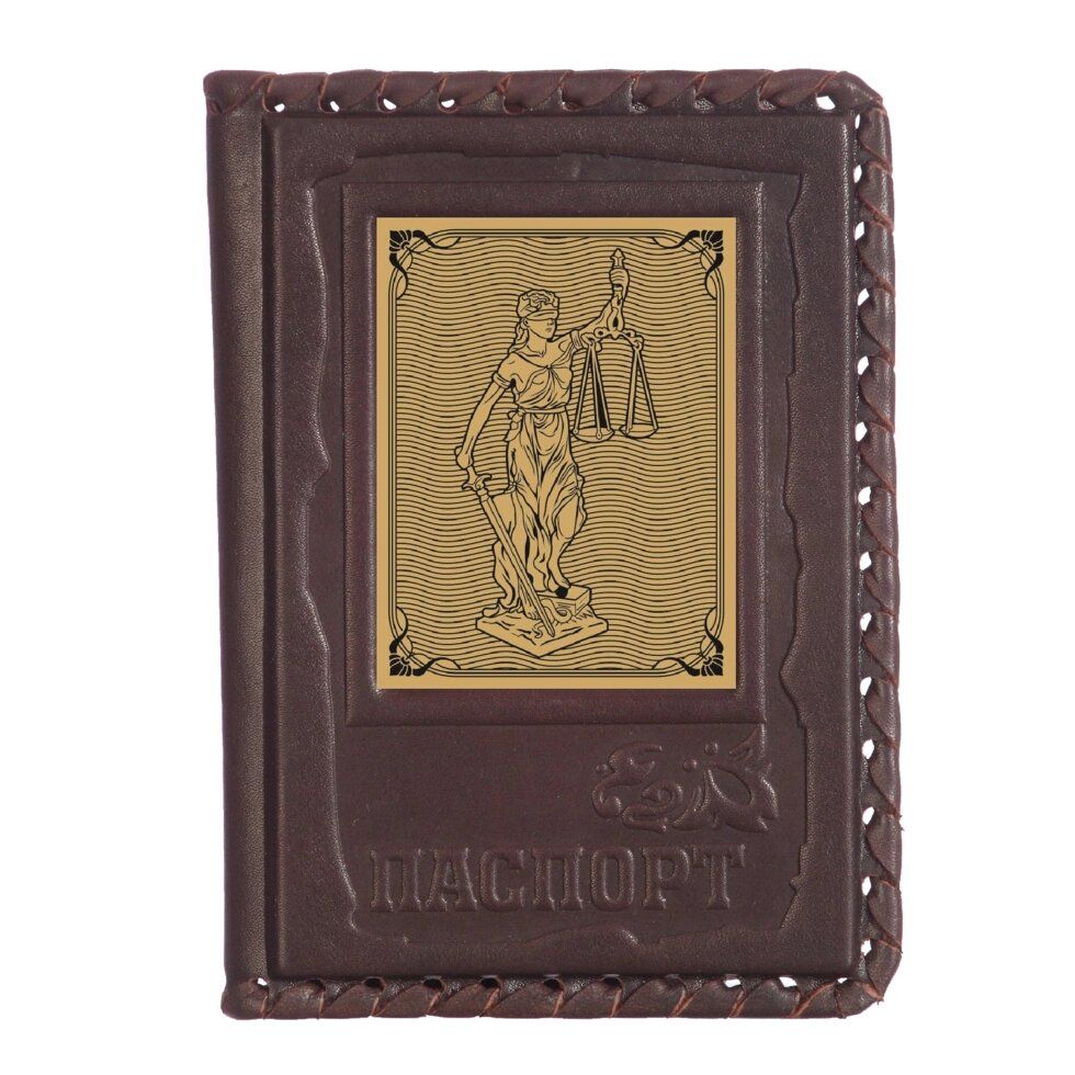 Макей Обложка для паспорта «Фемида-1» с сублимированной накладкой Арт. 009-18-61-1