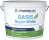Краска для Потолка Finncolor Oasis Super White 9л Глубокоматовая / Финнколор Оазис Супер Вайт