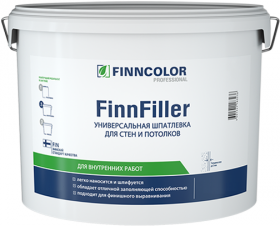Шпатлевка Финишная Finncolor FinnFiller 5кг Универсальная для Стен и Потолков / Финнколор