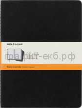 Книжка зап.Moleskine XLarge Cahier линейка черная QP321