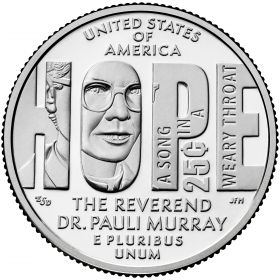 Паули Мюррей 25 центов США 2024 Монетный двор  на выбор