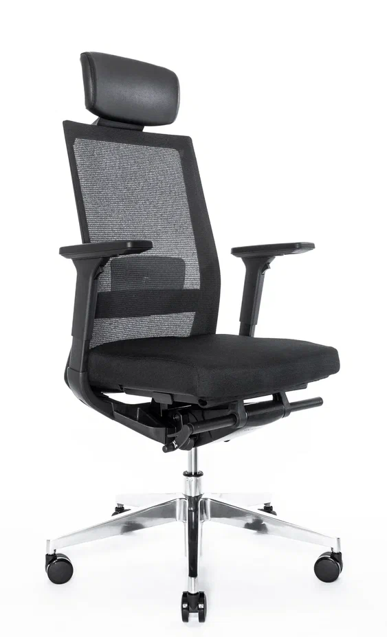 Эргономичное кресло  A1 (каркас черный/черный)