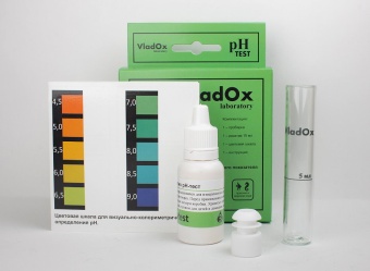 VladOx ТЕСТ pH 4.5-9.0 для измерения водородного показателя