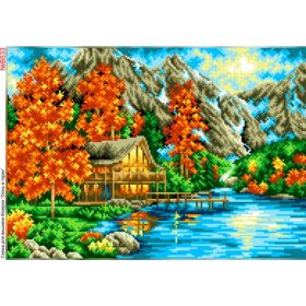 Biser-Art В533 Осень в горах набор для вышивки бисером купить в магазине Золотая Игла