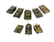 Набор сборных моделей танков второй мировой войны в масштабе 1:72 (8 штук)