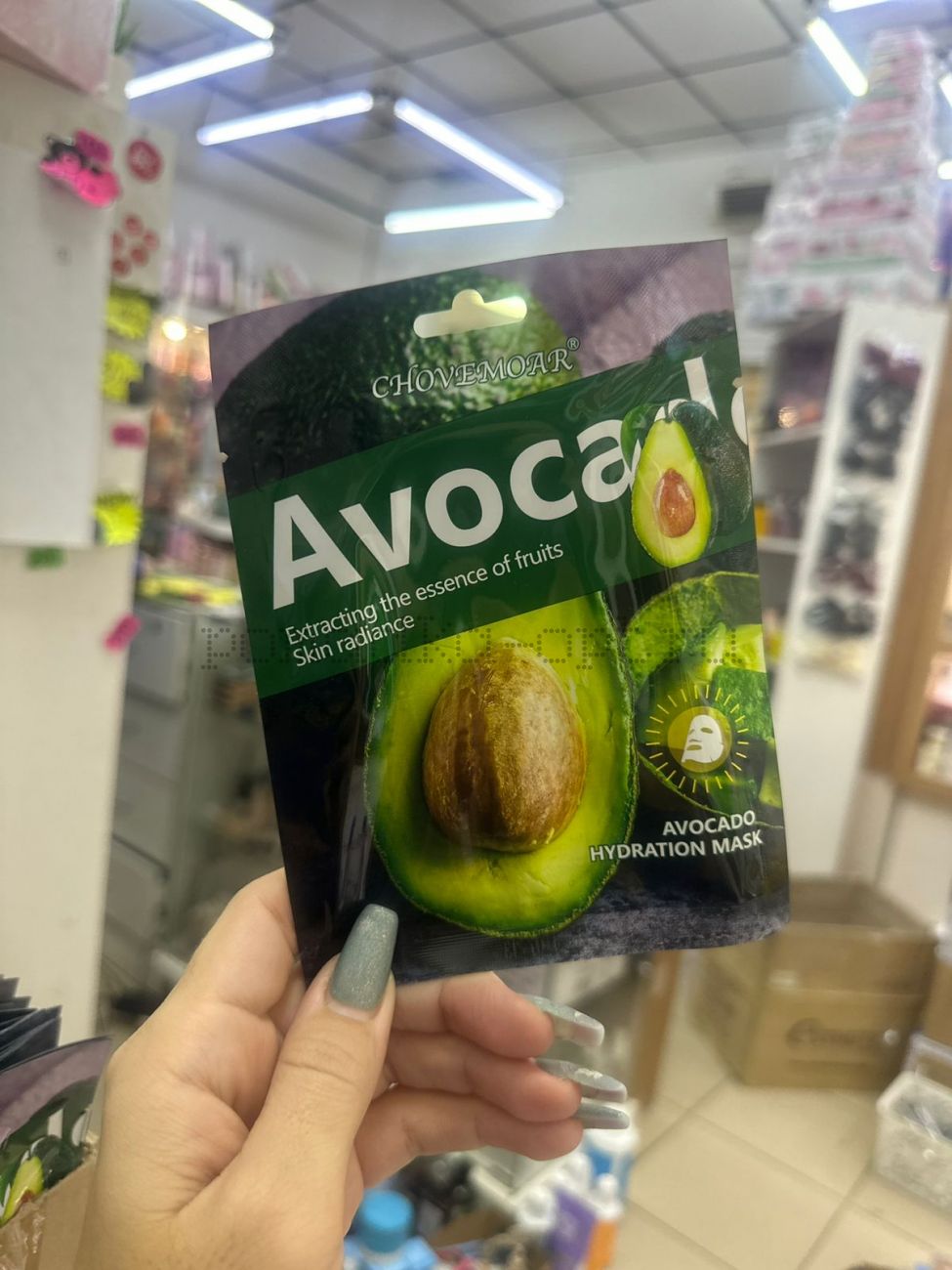 Chovemoar avocado  Тканевая маска с авокадо