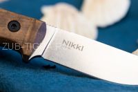 Туристический нож Nikki D2 StoneWash Орех