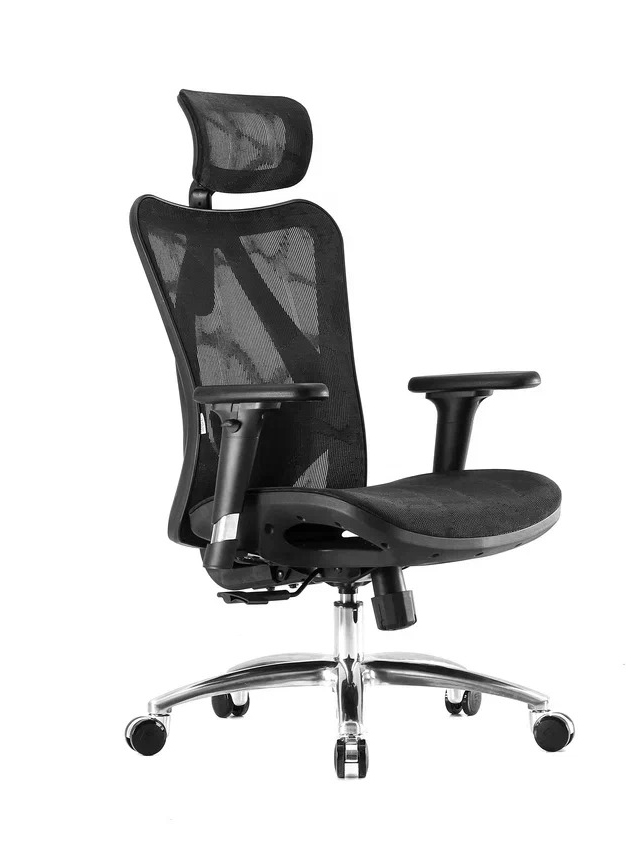 Эргономичное ортопедическое кресло Viva Air (Каркас чёрный/ сетка чёрная)