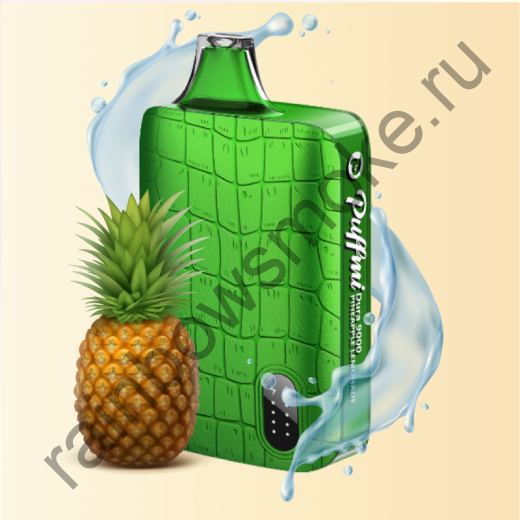 Электронная сигарета Puffmi Dura 9000 - Pineapple Lemonade (Ананасовый Лимонад)