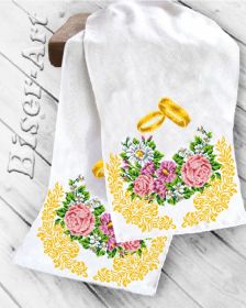 Biser-Art 8047 Свадебный рушник набор для вышивки бисером купить в магазине Золотая Игла