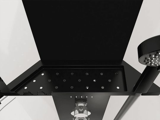 Душевая кабина Black&White Galaxy G8701 90x90 8701900 с гидромассажем ФОТО