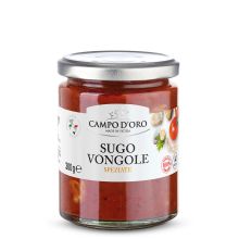 Соус томатный Campo d'Oro сицилийский пикантный с вонголе - 300 г (Италия)