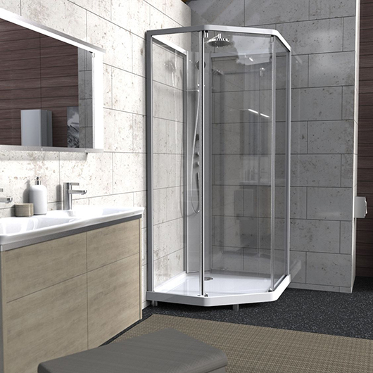 Душевая кабина 100x100 IDO Showerama 10-5 Comfort 558.208.316 схема 2