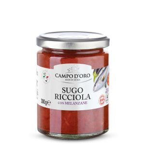 Соус сицилийский с лакедрой и баклажанами Campo d'Oro Sugo Ricciola con Melanzane 300 г - Италия