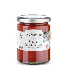 Соус томатный Campo d'Oro сицилийский с лакедрой и баклажанами - 300 г (Италия)