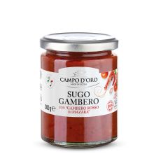 Соус томатный Campo d'Oro сицилийский с красными креветками - 300 г (Италия)