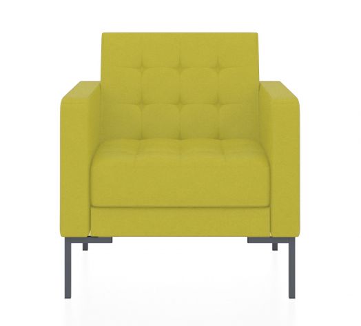 Кресло Нэкст (Цвет обивки жёлтый/оливково-жёлтый)