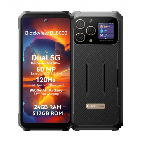 Смартфон Blackview BL8000 5G Dimensity 7050 512ГБ 8800мАч