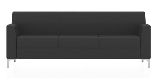 Трёхместный диван Смарт (Цвет обивки чёрный)