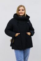 Зимняя женская куртка еврозима-зима 2876 [черный]