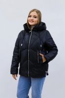 Демисезонная женская куртка осень-весна-еврозима 2811 [черный]