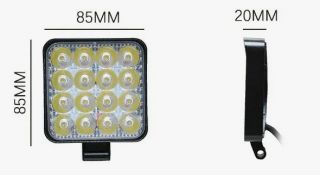 Фара Luazon G0001-Mini/8.5*8.5см/16Led/дальний/1шт