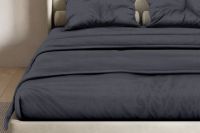 Перкаль [в ассортименте] Комплект постельного белья SONNO FLORA BASIC Матовый Графит постельное белье