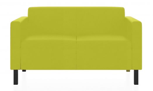Двухместный диван Евро (Цвет обивки жёлтый/оливково-жёлтый)