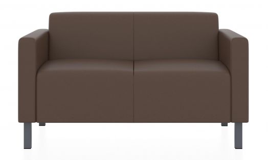 Двухместный диван Евро (Цвет обивки коричневый)