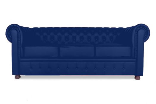 Трёхместный диван Честертон (Цвет обивки синий)