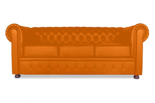 Трёхместный диван Честертон (Цвет обивки оранжевый)