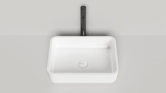 Прямоугольная раковина для ванной комнаты Salini Gloria 309 48x38 см схема 3