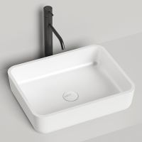 Прямоугольная раковина для ванной комнаты Salini Gloria 309 48x38 см схема 1