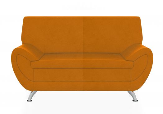 Двухместный диван Орион (Цвет обивки оранжевый)