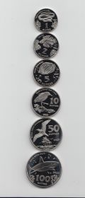 Кокосовые острова Набор 6 монет 2023 год Proof