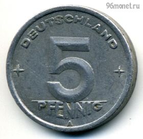 ГДР 5 пфеннигов 1949 A