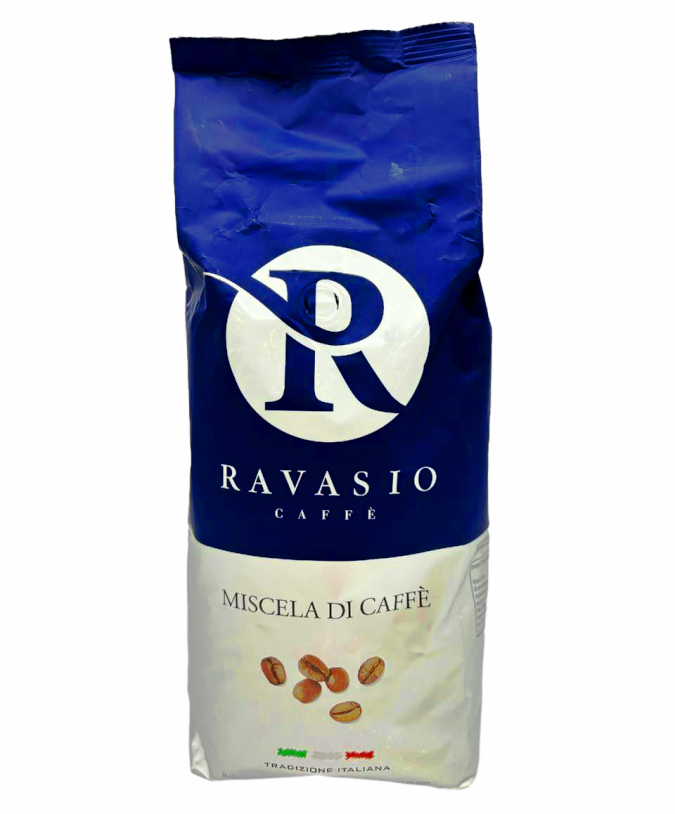 Кофе зерновой обжаренный Блу 1000 г, Caffe' Blu Ravasio 1000 gr.